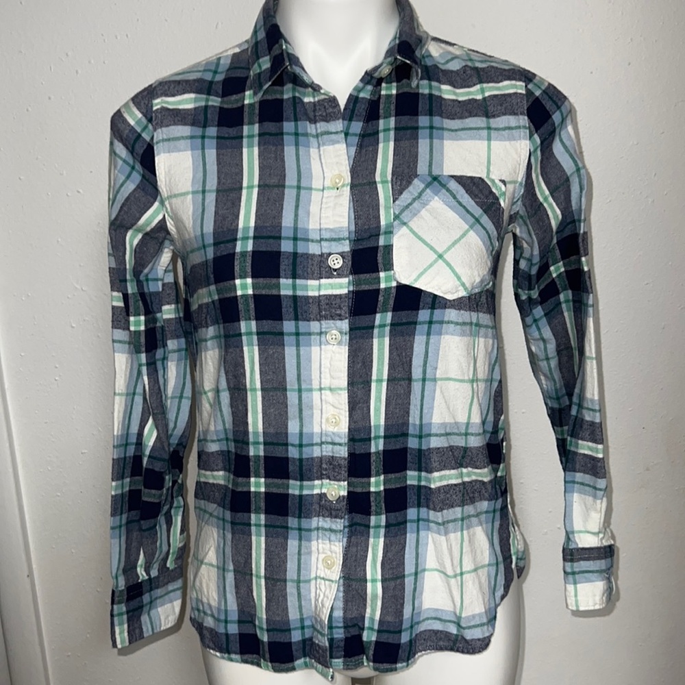 Old Navy The Classic Shirt Flannel Sz XS